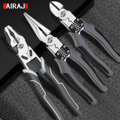 Wire Pliers Stripping, Diagonal Pliers, Needle Nose Pliers Universal Hand Tool Pliers Set