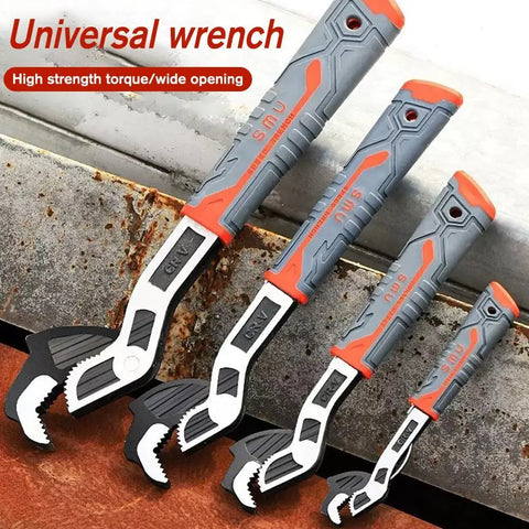 Self-locking Universal Pipe Wrench Spanner